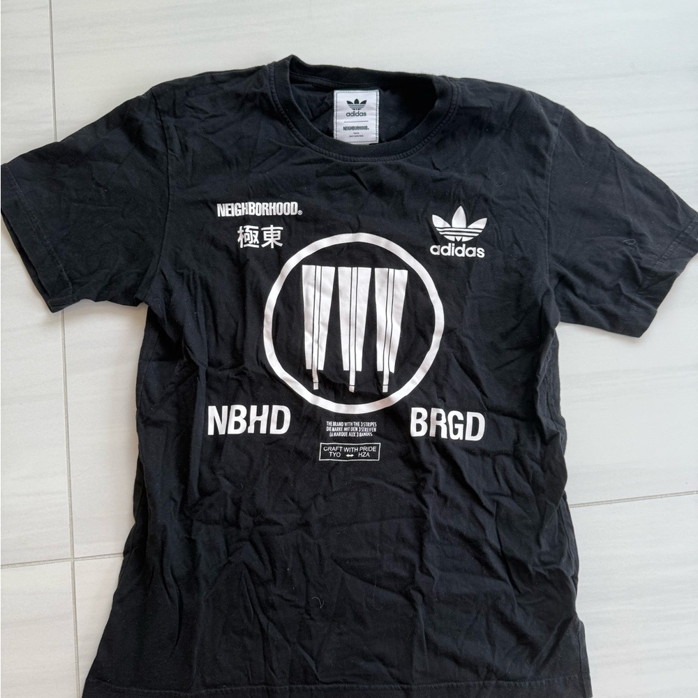 Adidas Black Graphic Men's T-Shirt